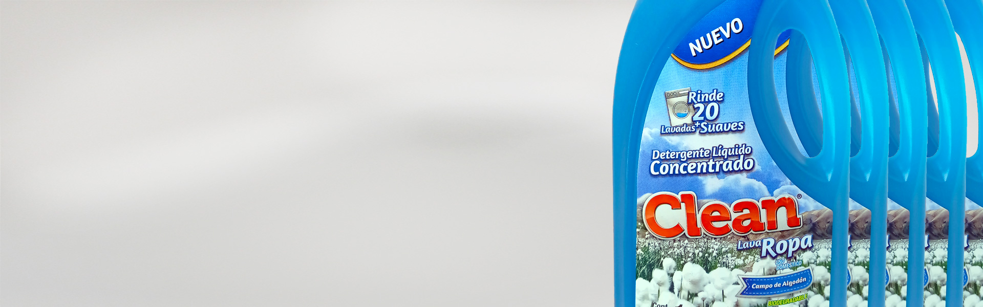 Detergentes líquidos concentrados